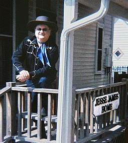Lonesome Ron at Jesse James House House - St Joseph, Missouri